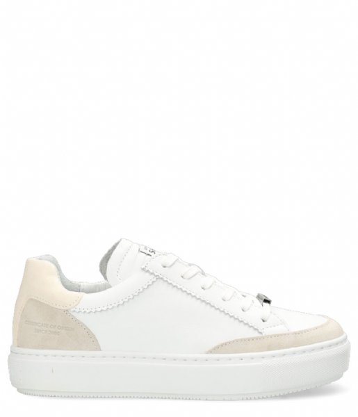 Shabbies Sneaker Sneaker Soft Nappa Leather White Offwhite (3052)